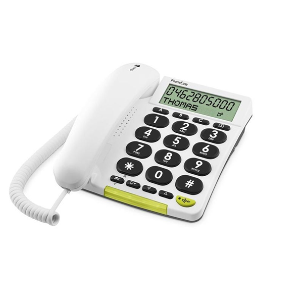 Doro EASY-312cs WHITE BIG BUTTON WITH DISPLAY