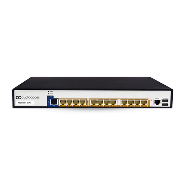 Mediant 800B with 4 FXS, 4FXO&4BRI Voice and 2 Active/Standby pairs of GE interf. Mediant 800B with 4 FXS, 4FXO&4BRI Voice and 2 Active/Standby pairs of GE interf.