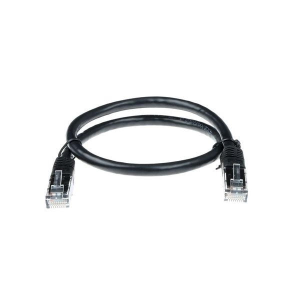 UTP patchcable black 2 m