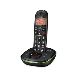 Doro PE-105WR BLACK BIG BUTTON DECT + ANSW. MACH.